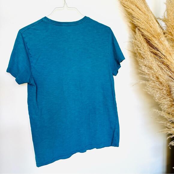 S/2 MENS GOODFELLOW & CO Black Blue Pocket Cotton Short Sleeve Tee Shirt Top M - Picture 11 of 16